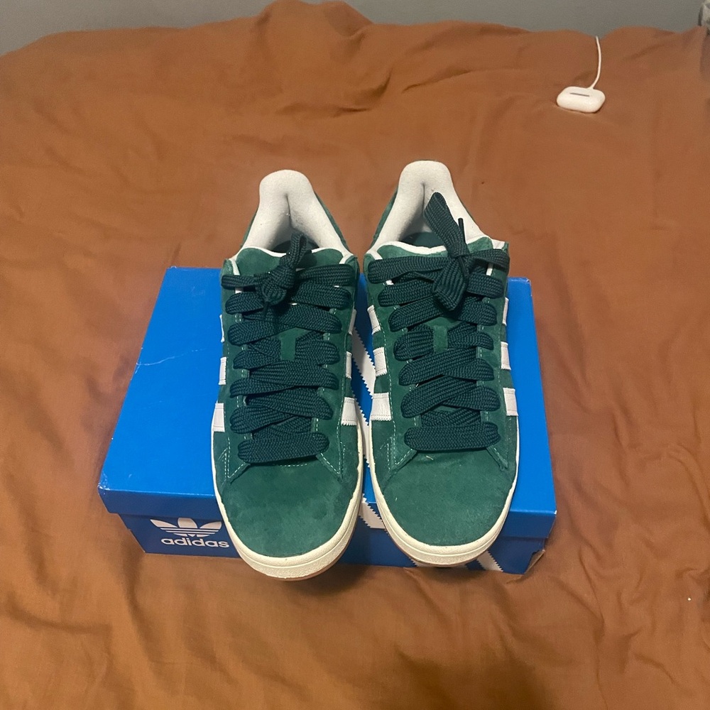 adidas Green and White Men's Shoes
